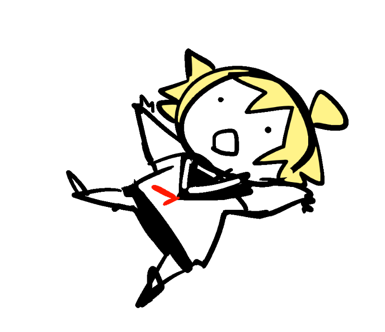 blonde hair solo white background open mouth chibi outstretched arms sailor collar  illustration images