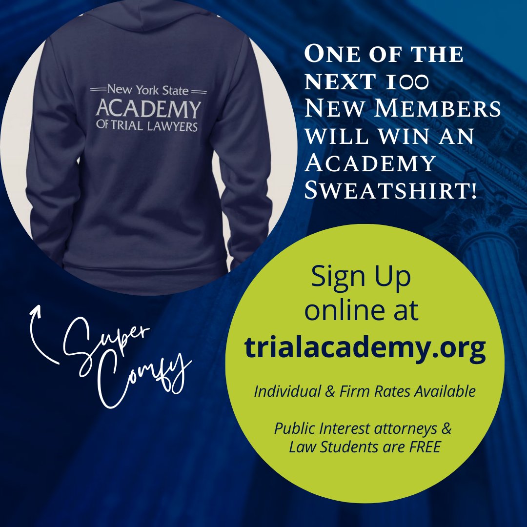 Happy Holidays, Academy members and friends! We are SO CLOSE to hitting 5,000 members strong and hope you can help! Already a member? Consider gifting a membership to a friend or colleague: 1 of the next 100 members will be entered into a raffle! trialacademy.org/join