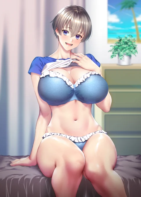 【花ちゃんは先輩と寝っ・・】
 #宇崎ちゃん 