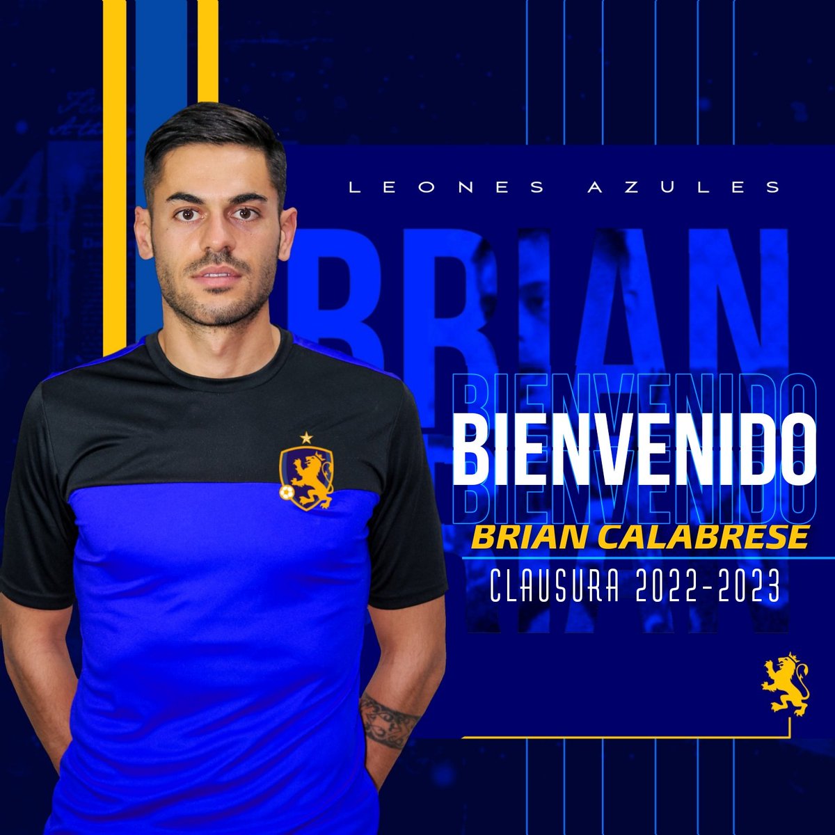 ManaguaFC_'s tweet photo. 🇺🇦🇺🇦 ¡𝑩𝒊𝒆𝒏𝒗𝒆𝒏𝒊𝒅𝒐 𝒂 𝒕𝒖 𝒏𝒖𝒆𝒗𝒂 𝒄𝒂𝒔𝒂 𝑩𝒓𝒊𝒂𝒏! 🇺🇦🇺🇦

》El delantero argentino 𝘽𝙧𝙞𝙖𝙣 𝘾𝙖𝙡𝙖𝙗𝙧𝙚𝙨𝙚, es nuestro primer refuerzo para el Torneo Clausura 2023. https://t.co/NrdhToHih9