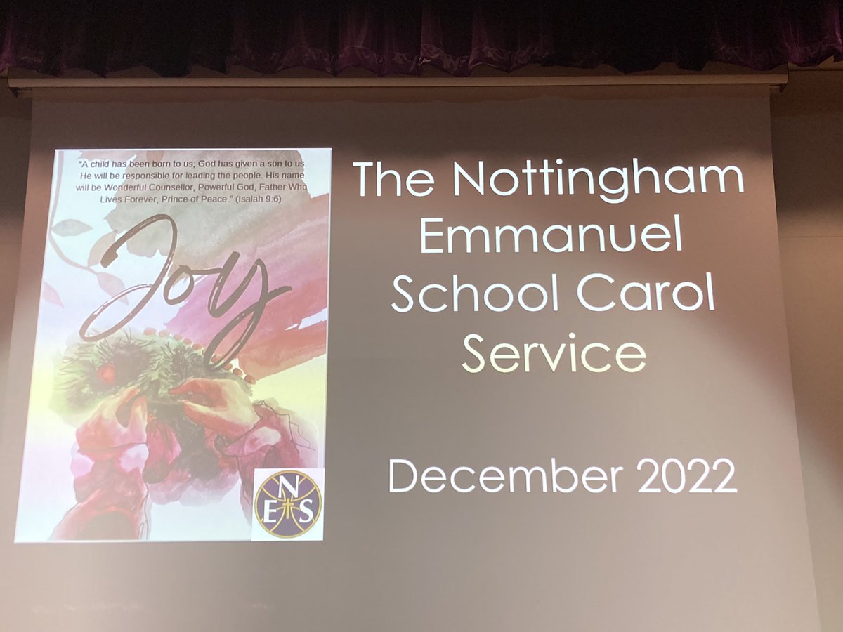 UoLAT_CEO's tweet photo. Delighted to be at @emmanuelnotts this evening for their Carol Service. A lovely way to end the school term with the school’s pupils and their wonderful staff team. https://t.co/sb45LX8dVo