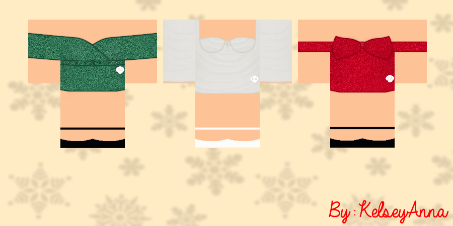 KelseyxAnna's tweet photo. Go shop some great Christmas dresses! Perfect for all your holiday activities. Also go shop the collab of ugc items by @Calilies that match all the outfits! 🎄🌟 #RobloxDev #RobloxDesigner @Roblox https://t.co/FHhuD2f5Gp