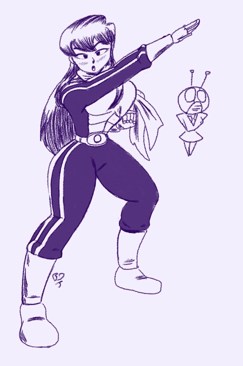 gingerswag129's tweet photo. Warm-Up Sketch: Komi Rider!

*Checks notes 

Oh wait, it’s Kamen Rider, my bad. 

Guess their laundry got switched?
#KomiCantCommunicate #KamenRider https://t.co/j4jK30eE78