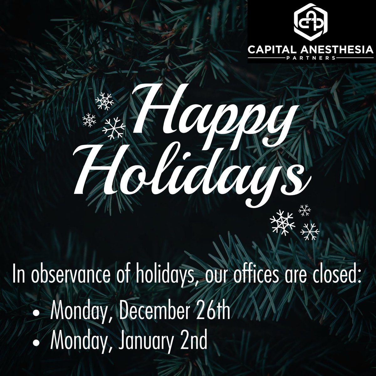 Capital Anesthesia Partners tweet media
