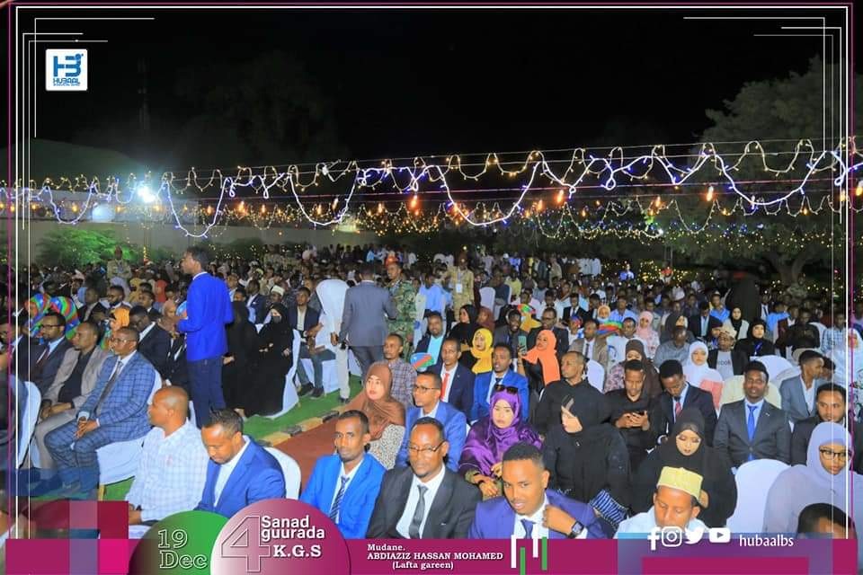 Hubaalbs's tweet photo. #Sawiro Xafladda sanad Guurada 4aad, Ee Madaxweynaha Dowlad Goboleedka K.G.S Mudane Cabdiasiis Xasan Maxamed (Laftagareen) Oo si toos ah uga socota xarunta Madaxtooyada #VILLAKGS. https://t.co/FChltLMmWf