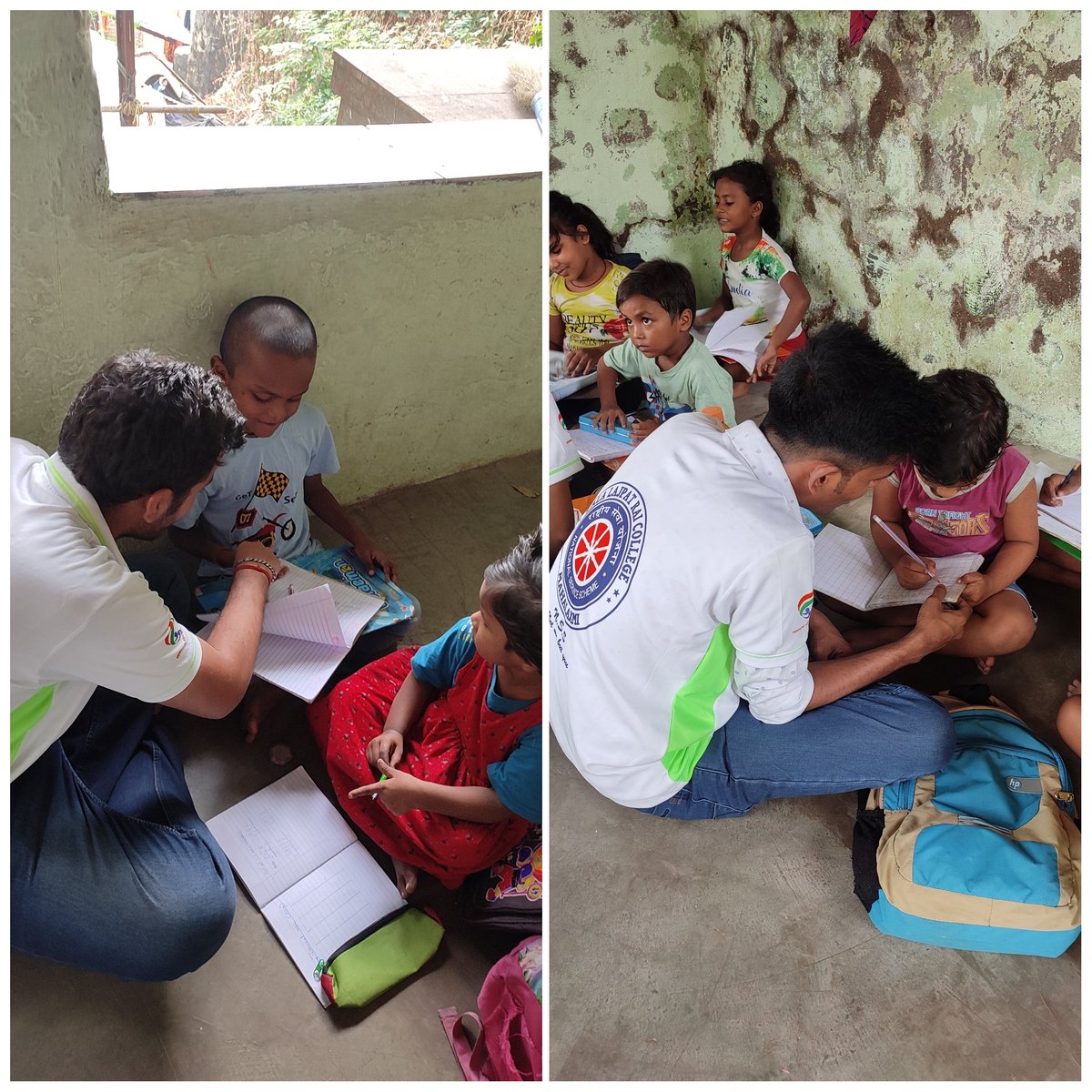 nss_llrc's tweet photo. Our NSS UNIT of Lala Lajpatrai College of Commerce &amp; Economics organised Each One Teach One Activity. Dated on 04 December, 2022 at Tulsiwadi (Adopted). Our NSS volunteers thaught the children how to read and write and make the learning a activity with full of fun @ConnectingNss https://t.co/XDbwUkxBm7