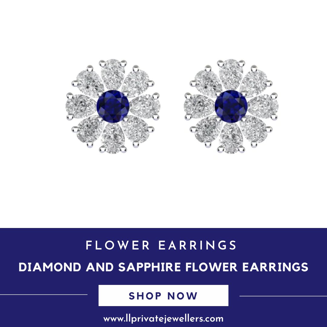 LLJewellers's tweet photo. If you love the color blue, these diamond and sapphire flower earrings are just for you.
Contact us for more details!

#earrings #jewellery #jewelry #jewellerydesign #jewellerystore #jewels #Diamond #llprivatejewellers https://t.co/NcDIWM5ddf