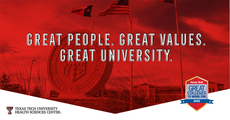 TTUHSC | Careers & Values tweet media