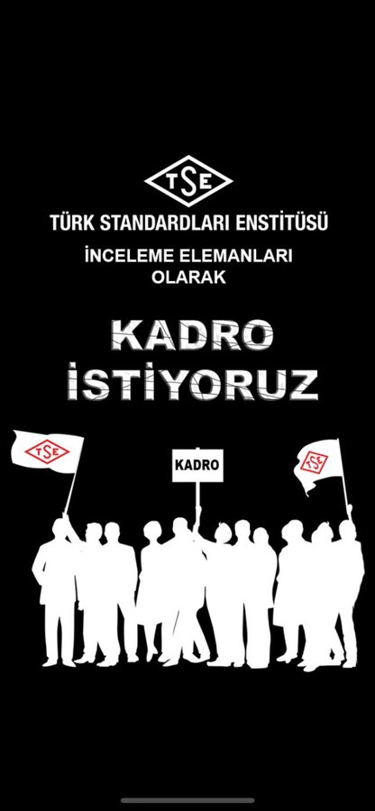 ercan0678's tweet photo. #TSEKadro TSE inceleme elemanları kadro dışı kalmaktadır. Herkes için kadro denildi ama bizleri almıyorlar lütfen bizleri goz ardı etmeyin @RTErdogan @dbdevletbahceli @vedatbilgn @trthaber @TarkanZengin https://t.co/QEemFSZb7b