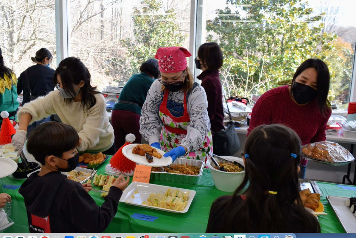 This past Saturday we had our first potluck since before the pandemic! It was great to spend time with everyone. Thank you to the potluck team for putting together such a great holiday party!