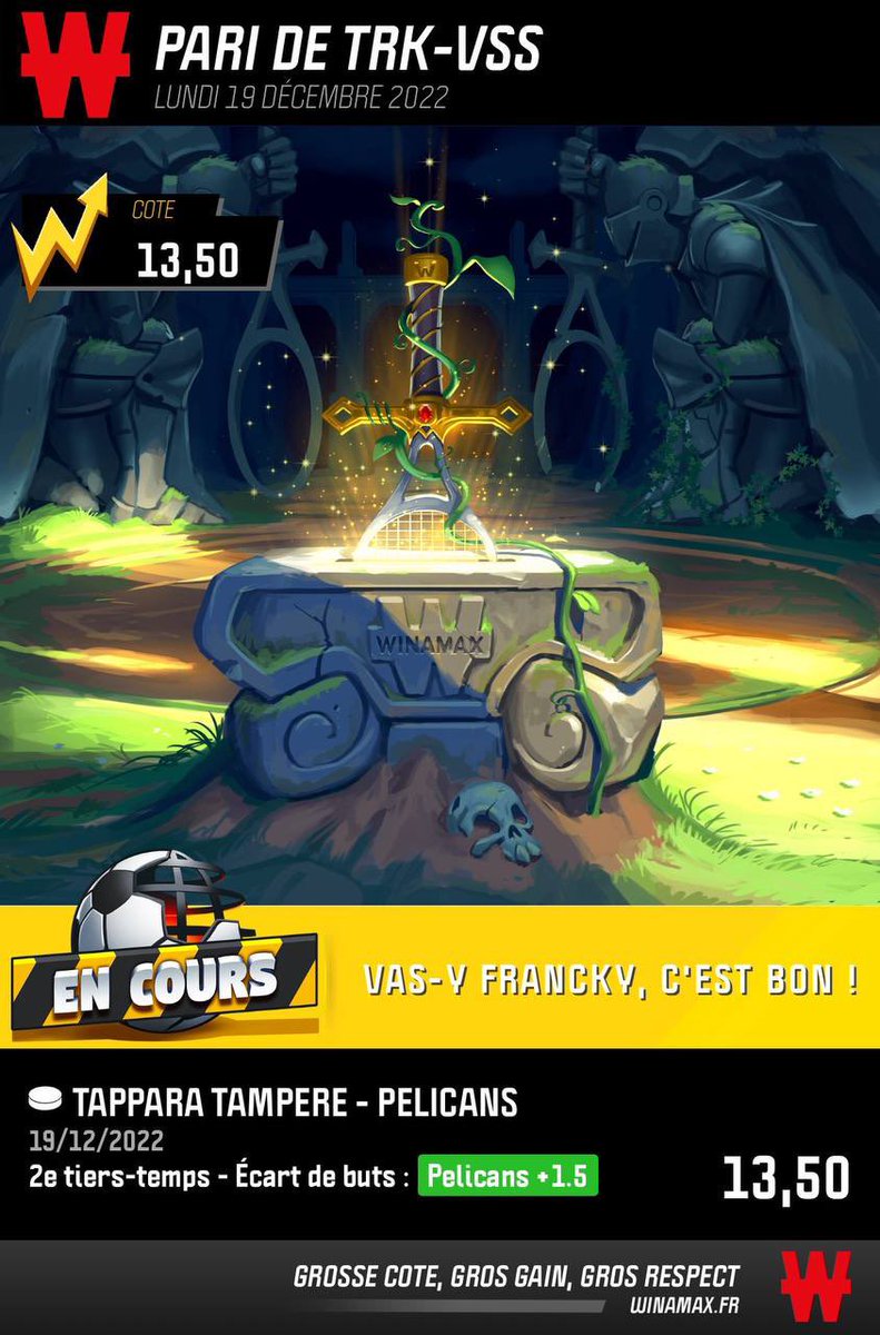 LeducPronos's tweet image. 🚀 La belle côte du jour !

Sur nos conseils, TRK temporise pour booster ses gains
✅ 13.5

👏 Bravo à toi mon pote
#TeamParieurs #TeamParieur