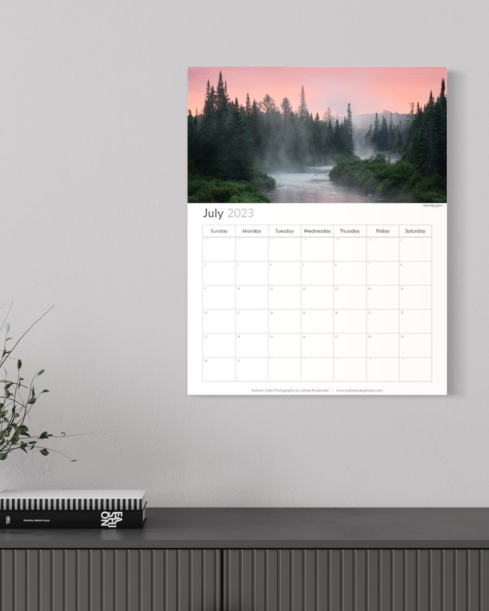 Same day shipping and discounted pricing on my new 2023 Images of Wilderness calendar all this week at naturessakephoto.com/calendars.