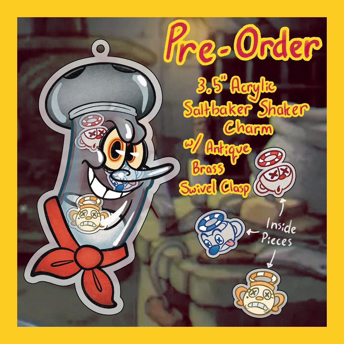 circleheadd's tweet photo. I’m closing up until the new year tomorrow so now is your last chance to grab some of my things!!! #fnaf #sundrop #moondrop #cuphead #kingdice #saltbaker #cupheaddlc https://t.co/vCK1loNrtj