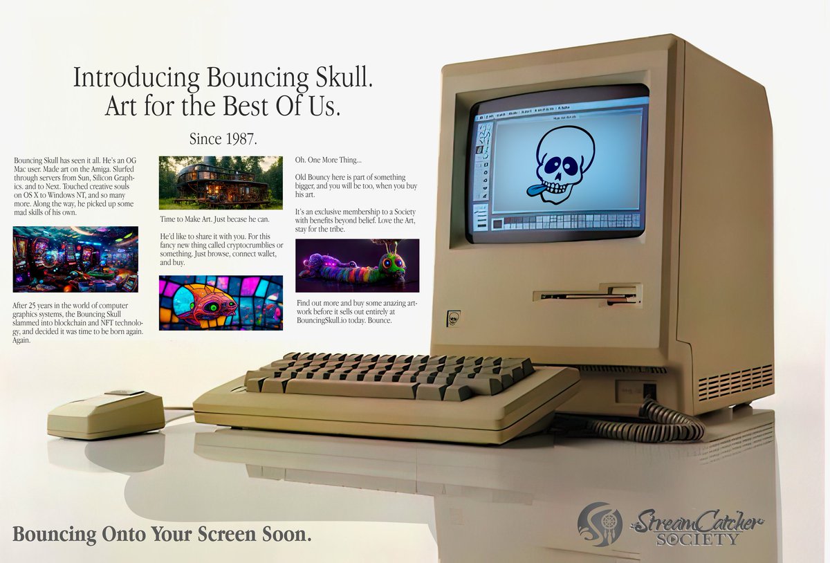 DaStreamCatcher's tweet photo. The OG Skull. 35th Anniversary Site coming soon.
#BouncingSkull
#StreamCatcherSociety https://t.co/f77XVE0dXZ