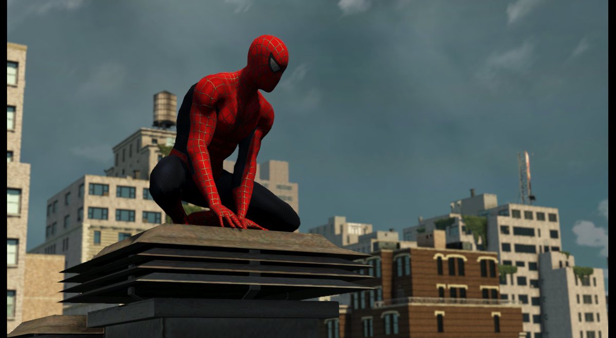 Andrew4586's tweet photo. Movie accurate Spider-Man 2 Suit out now for both of the TASM games!

Link : https://t.co/8hrtkA5XWW https://t.co/3yLtM6W9nY