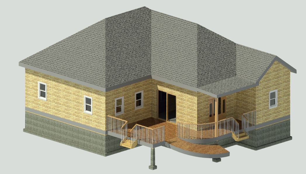 Student's in Mr. Sheeler's Civil Engineering and Architecture class are using Revit to design affordable houses based on the criteria set forth by Habitat for Humanity.