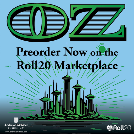roll20app's tweet photo. 💫 Two fantastical settings by @AMUTTRPGS are available for pre-order! Perfect for a new campaign in the new year!

🌠 Explore the Isle of Mischief &amp; Menace with Neverland: https://t.co/7bkbLwNwPh

✨ Adventure is just down the Yellow Brick Road with Oz: https://t.co/XU1fP8UOp9 https://t.co/TjHmgN9UiD