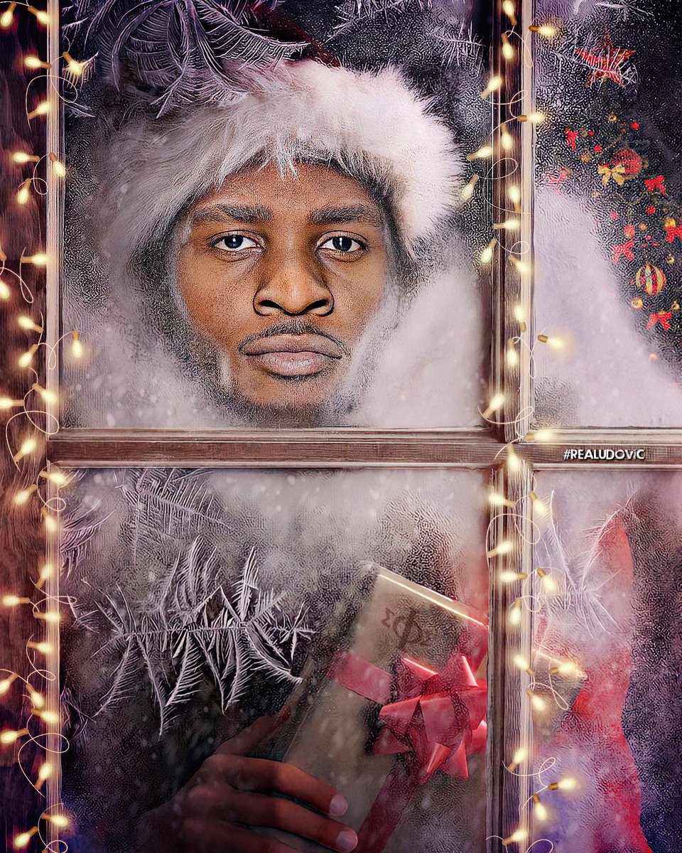 realudovic's tweet photo. HAPPY CHRISTMAS SEASON with #TheEoE @Edris_Enofe 👑🎁🎄

#Realudovic #WWE #WWENXT https://t.co/wplhKhBvp1