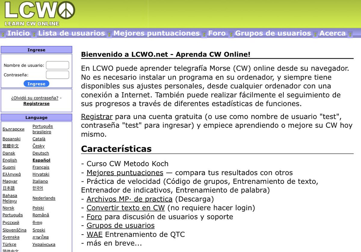 ast_josea's tweet image. Ayer comencé mi nuevo reto de aprender telegrafía. ¡Hoy toca la U! Si os animáis, podéis probar en lcwo.net