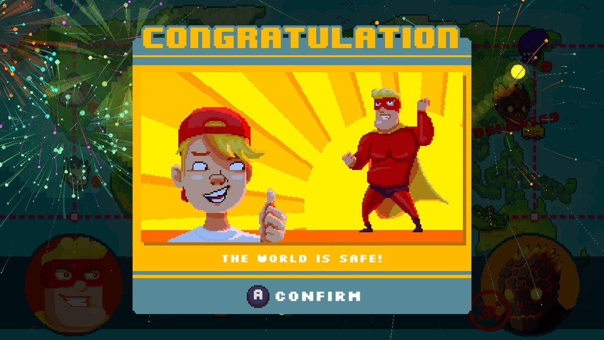 dimeao's tweet photo. Et un autre petit jeu (re) terminé ! #32 #2022 #NintendoSwitch #HeroExpress c'est un hillclimb tout en pixels mignons avec une très bonne physique https://t.co/3JwqT7yxNd