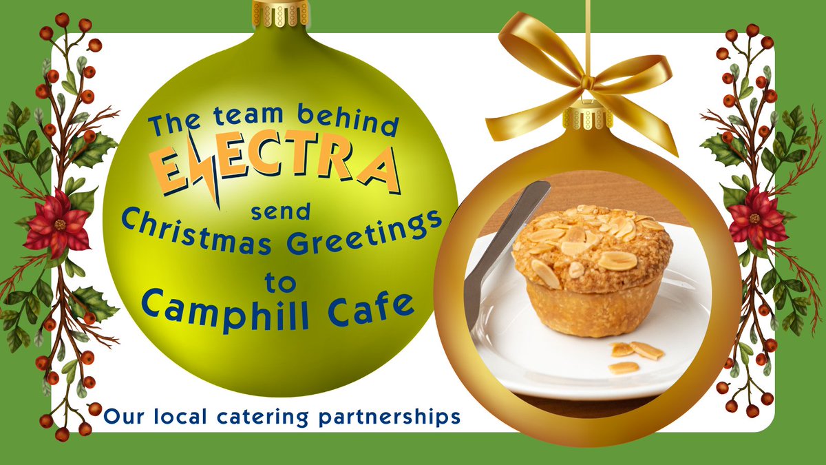 ElectraBoatMK's tweet photo. 🎄 Sending thanks and Greetings of the Season to @CamphillMK who have supplied us cakes and the most delicious deep filled mince pies the author of this post has ever tasted. 

#LocalSuppliers #MiltonKeynes #LocalCatering #merrychristmas2022 #FabulousFood https://t.co/RlEAuUsY8F