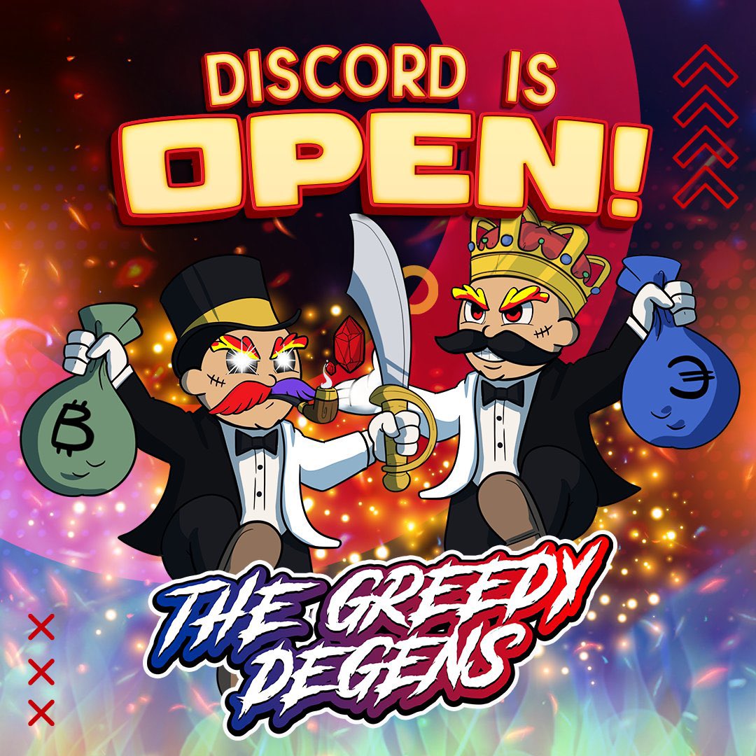 Elizacreatez's tweet photo. 🔱 #𝐆𝐈𝐕𝐄𝐀𝐖𝐀𝐘 🔱

🏆 $50 $ETH or $USDT [2 winners]
🏆 10x OG Roles
🏆 25x WL Spots 

Must:
1️⃣ Follow @TheGreedyDegens &amp; me
2️⃣ Join their Discord: https://t.co/rfHDP7ErGS
3️⃣ RT, Like &amp; Tag 2 friends 

48H⏱
#NFTGiveaways #WLGiveaways #ad https://t.co/fLoHpBZN6F