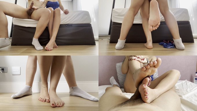 Ending the year in big style! 😍 Cuckold POV ending with a slow teasing footjob and a HUGE SUPER CUMSHOT<a href="/tag/mvsales"class="tags"><span>#mvsales</span></a>