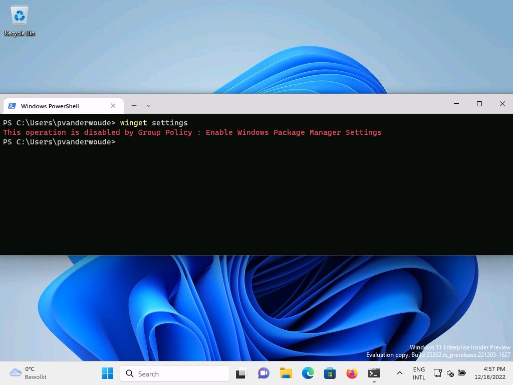 pvanderwoude's tweet photo. New blog post: Configuring Windows Package Manager
https://t.co/SdmqCOp3Qg
#MSIntune #Intune #MEM #MEMPowered #MDM #WPM #WindowsPackageManager #winget #Windows10 #Windows11 https://t.co/5HDuNIbh87