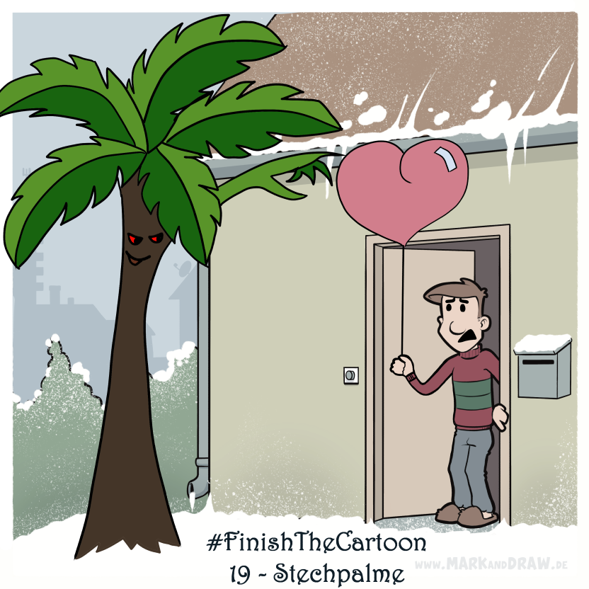 JolinaSharee's tweet photo. Und hier dann noch die Zeichnung von heute, Tag 19
"Stechpalme"
#FinishTheCartoon
#kleineKunstklasse https://t.co/eE7fPZqA9R