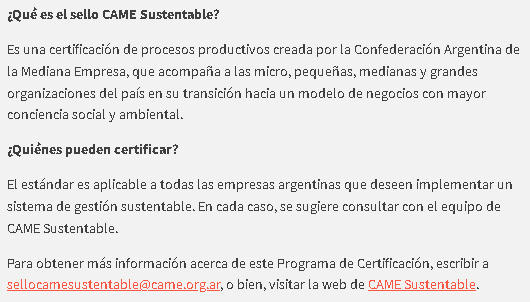 rsecame's tweet photo. ¡Los medios se hacen eco de los avances de #CAMESUSTENTABLE 👏!
Recientemente, Santista Argentina 🇦🇷, productora de tejidos líder en América Latina, alcanzó el nivel más alto de nuestro sello de Triple Impacto.
📢 Conocé más: https://t.co/90U5FYUYUy https://t.co/AqXQPMelSc