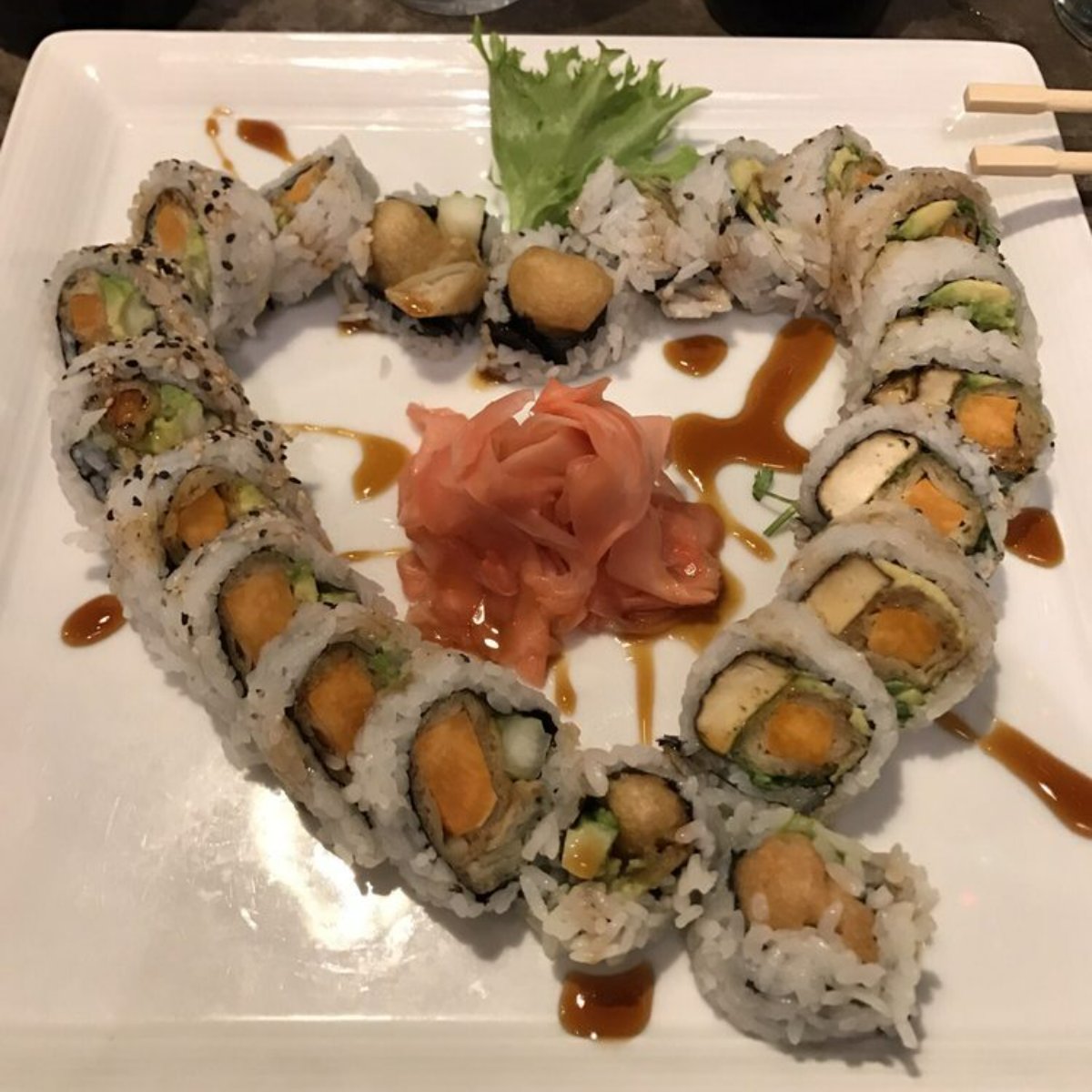 Fa la la la in love with our fresh sushi this holiday season! Drop by to place your order. #SushiBluesCafe