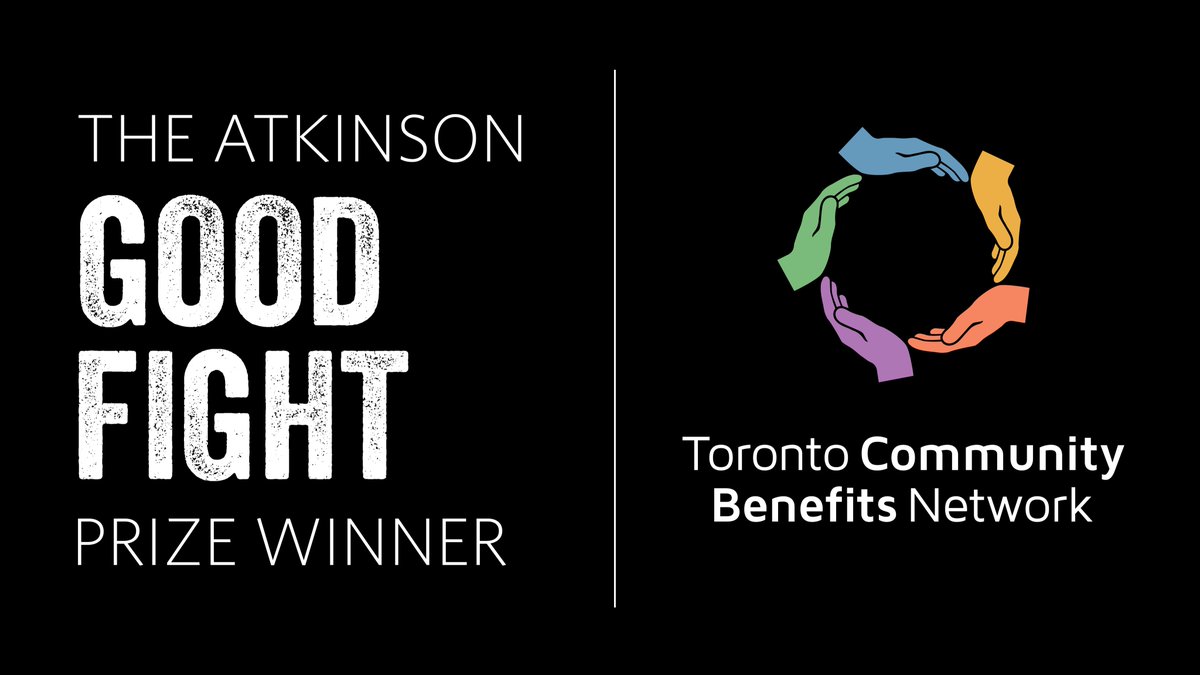 To mark turning 80, we’ve given <a href="/TCBN_TO/">Toronto Community Benefits Network</a> the 2022 Atkinson Good Fight Prize. Proud to stand with this outstanding community-labour coalition in fighting for an inclusive workforce and a just approach to building cities. #FairEconomies #CommunityBenefits
atkinsonfoundation.ca/atkinson-field…
