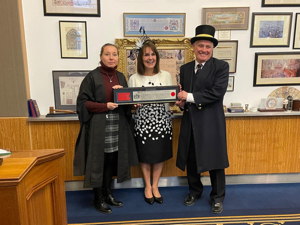 Today, I was truly honoured to be awarded the Freedom of the City of London and I am so looking forward to driving my sheep over London Bridge.🤣 🐑🐏