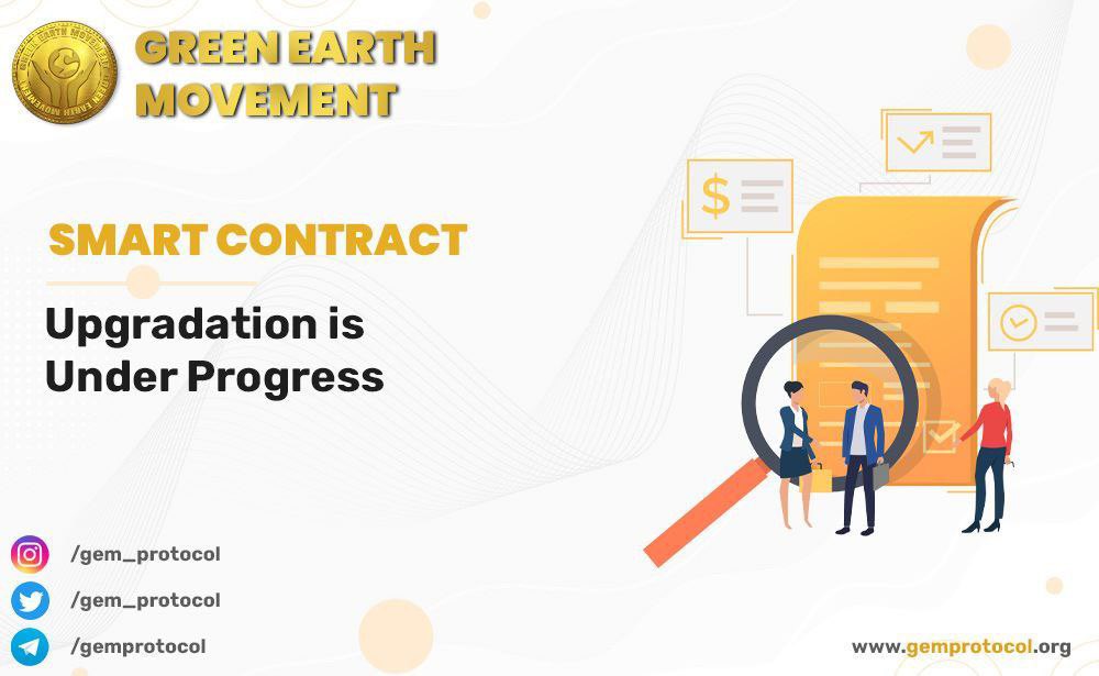 Dear Gemians,
We are upgrading our Smart Contract for further developments &amp; future plannings.
We hope this will surely give all of you a better experience in near future.
Thanks for the cooperation.

Team 
Gem Protocol