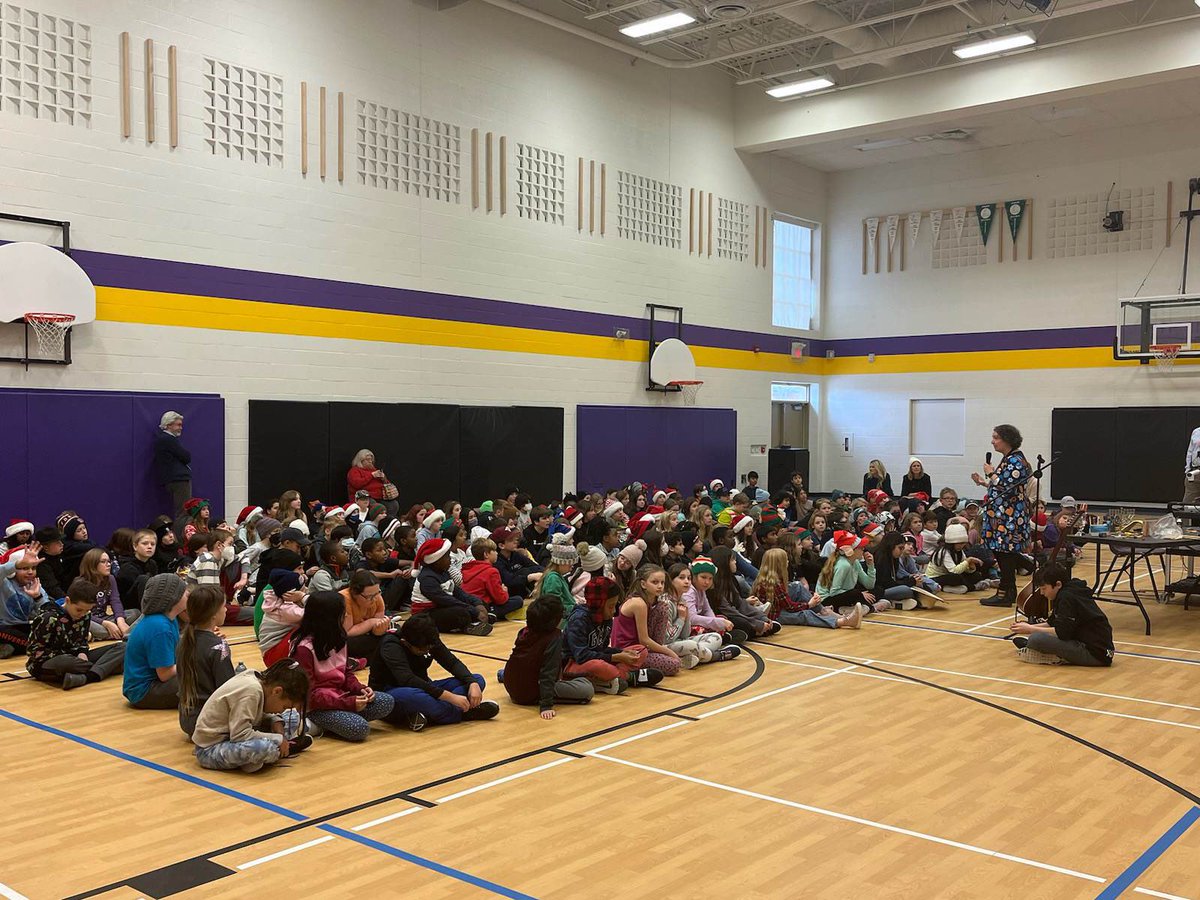 Thank you to Koren Kassirer for the our Chanukah assemblies today with Duke students!