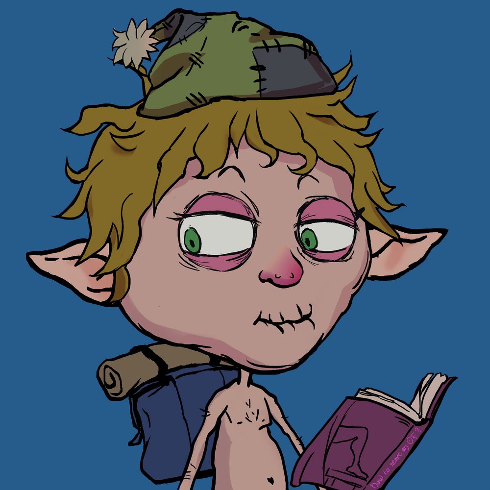Is this halfling build for the cold days or is he really trying to learn what's in his book?👀

ps. seems like he's searching for a new home👣
opensea.io/assets/ethereu…