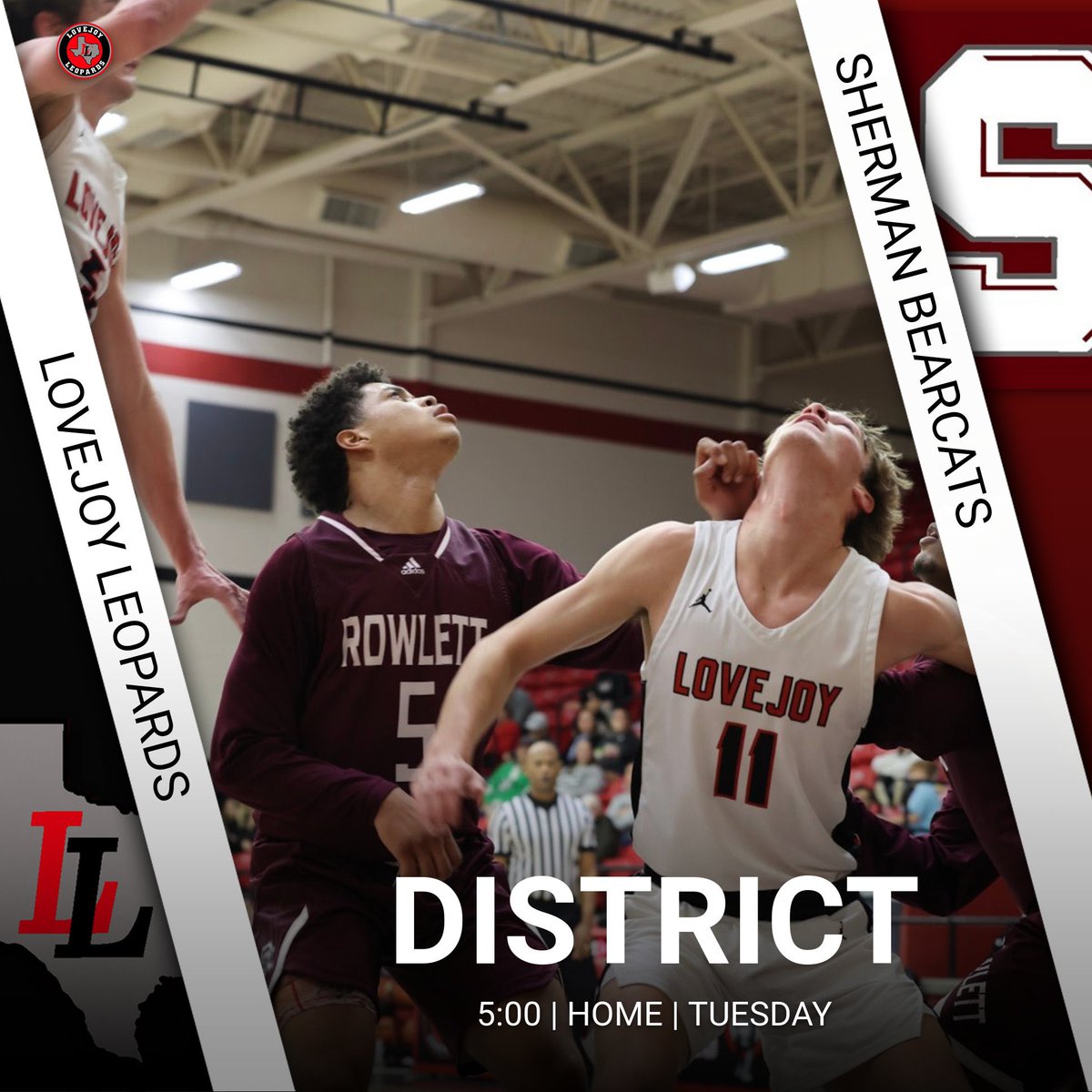 District is here! Your Lovejoy Leopards open district play tomorrow at home with a 10-4 record on the season. Come out and support as we start our fight for a third straight district title!