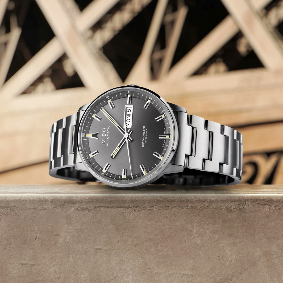 WatchTime's tweet photo. Celebrating its connection to iconic architecture, Swiss watchmaker Mido releases its latest in an ode to the Eiffel Tower via a new Commander IBA, limited to 1,889 editions
https://t.co/Rf9A4sro8B
#mido #midocommander #eiffeltower https://t.co/E9uBpjQj7l