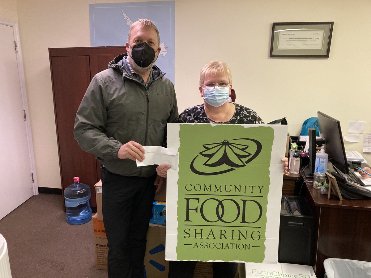 In keeping with the Credit Union’s “Pay It Forward” campaign through my Credit Union Reddy Kilowatt, I matched the donation and gave to the Community Food Sharing Association this holiday season. Such a great organization!! #CUPayItForward #atlanticcentral #newfoundlandpower