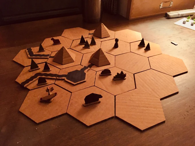 Yet another physical board game prototype. Turns out I've made a lot of these I've the years  
