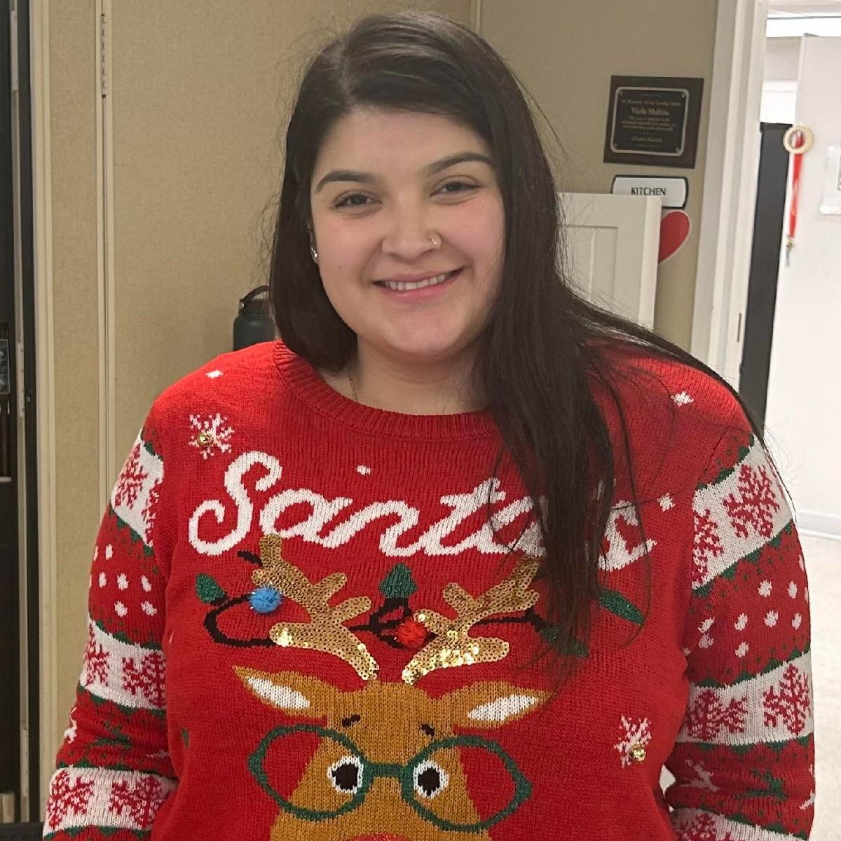 FriendshipHome1's tweet photo. Participants and staff showing their holiday spirit with Christmas/ugly sweaters! #friendshiphome #christmas #happyholidays #uglysweater https://t.co/d30pAXZhJj