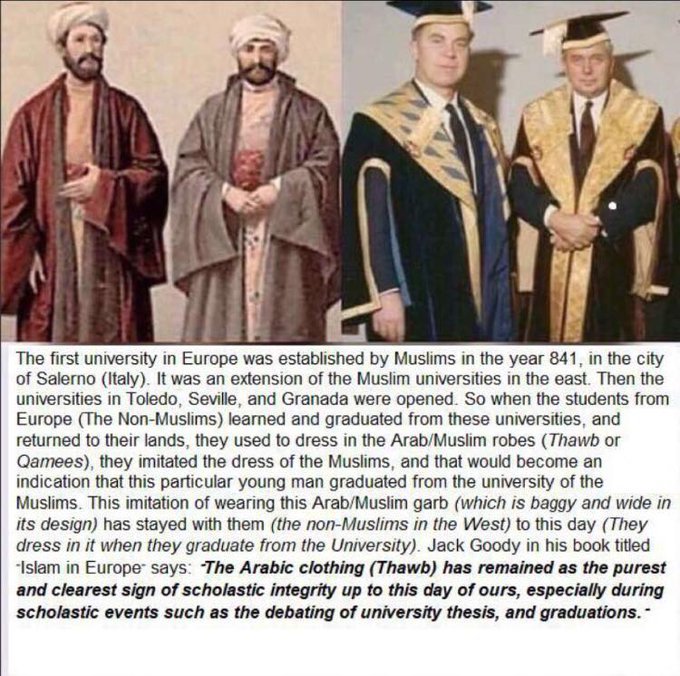 EbnHussein1424's tweet photo. @stargazer109 @arielhelwani Why do Westerners wear 'sorcerer' robes?
#Qatar2022 #Messi𓃵 #SheikhMessi #QatarWorldCup2022 https://t.co/RoQmZo2OaR
