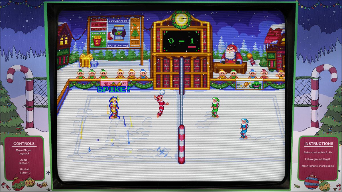 DigitalEclipse's tweet image. At last, the worlds of competitive team sports and Santa's Workshop collide in #Jollyball, the newest #DEArcade title -- and we sent it out for free to our newsletter subscribers today! 

Make sure you're on the nice list before the next batch goes out: bit.ly/de_mailinglist