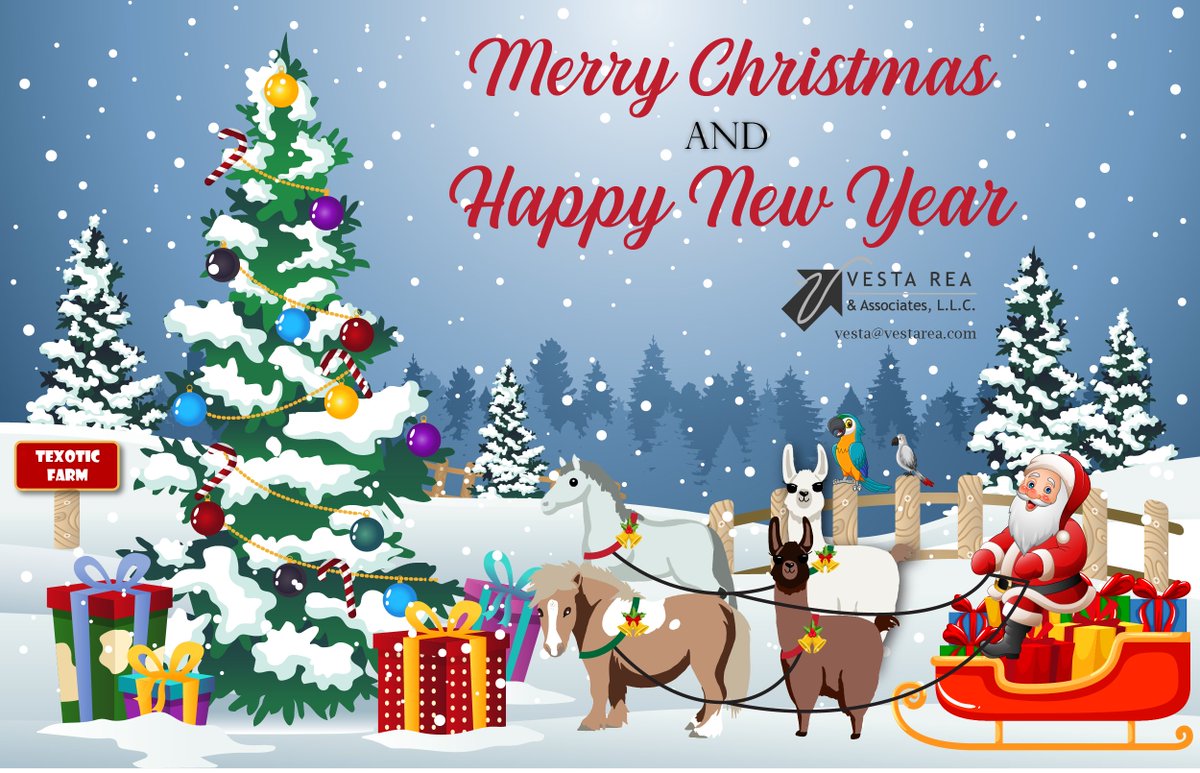 VestaRea's tweet photo. Happy Holidays from Vesta Rea &amp; Associates. VRA will be closed for the holidays December 23 through December 30. We will resume regular business hours on Monday, January 2 . See you all in the new year! https://t.co/iGx0OeZlLI
