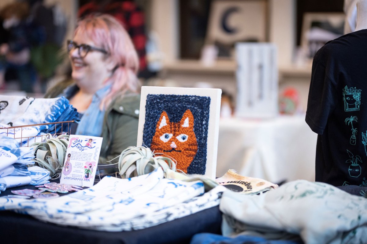 WilkinsburgCDC's tweet photo. Check out the pics of our collab with WorkshopPGH to showcase local Wilkinsburg artists and vendors at the very successful Wilkinsburg Made Holiday Market!  All had a great time at the award-winning, beautifully restored Wilkinsburg Train Station. 
Photo Credits: Greg Sciulli https://t.co/t1gXezmjF0