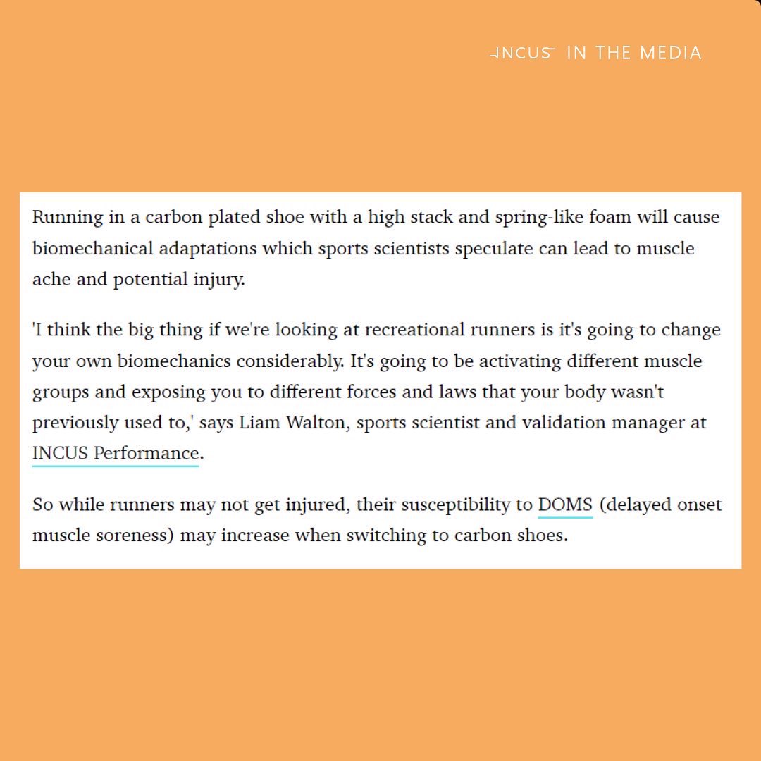 It was great to contribute to an article in Runner's World about carbon plated shoes.

Watch any race and you’ll notice most of the field are in high-stacked, carbon plated footwear. 

But what does that mean for the rest of us? Read runnersworld.com/uk/health/inju…