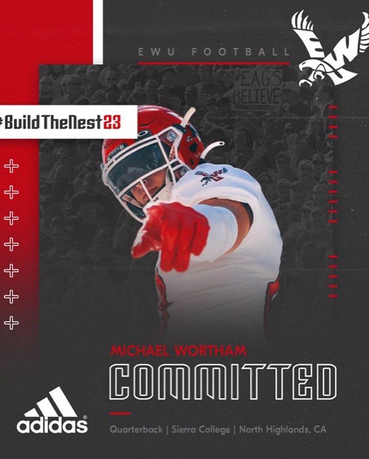 EWU here we come🖤GO EAGS🦅🦅#committed