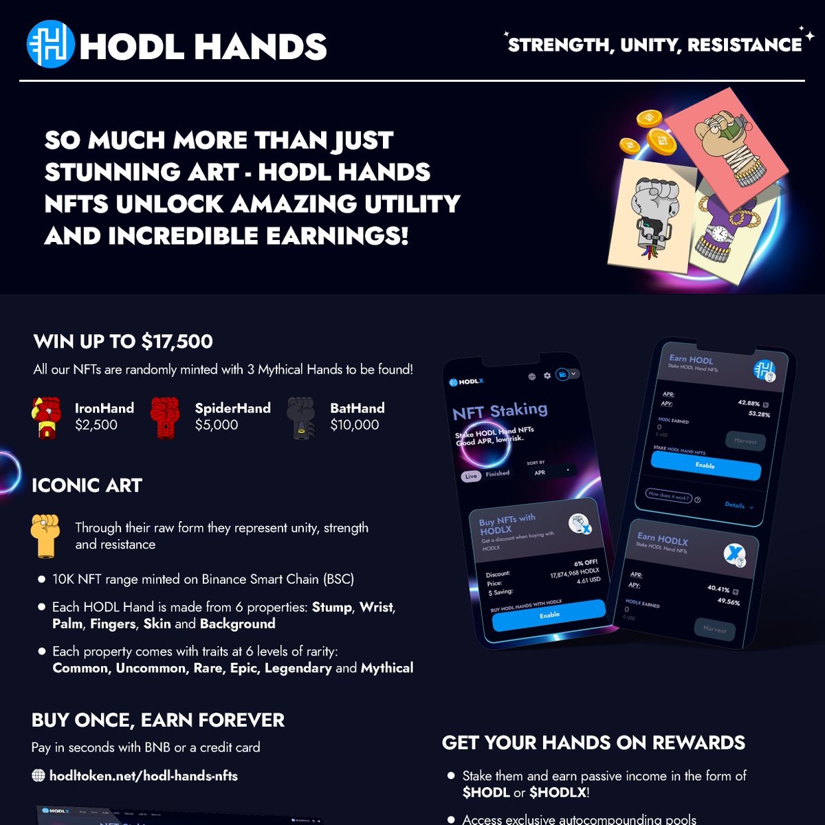 HODL Hands® NFTs 🔶 tweet media