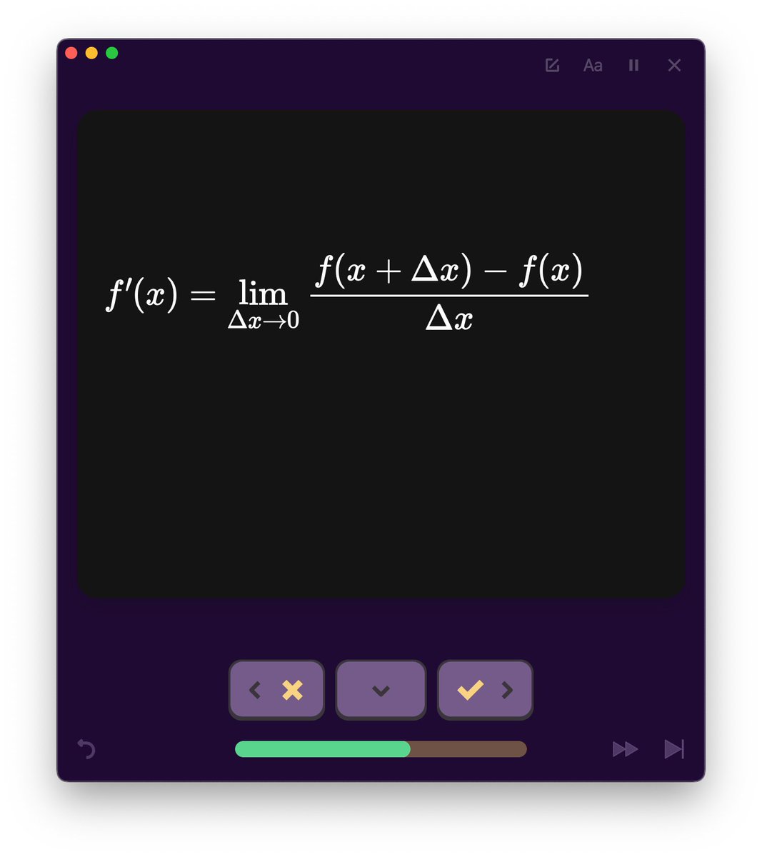 freshcardsapp's tweet image. Fresh Cards v2.13 is out now and features #MathJax support and an improved sync engine. Now you can render math equations beautifully! #studytwt