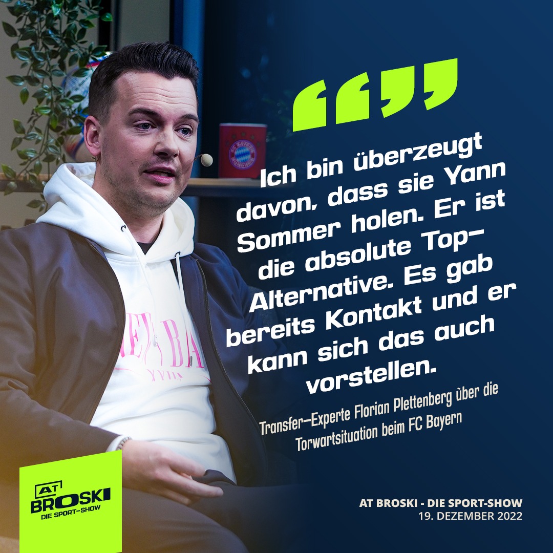 Gladbachs Yann Sommer auf dem Weg zum FC Bayern? Ganz frisch für euch aus dem #atbroski-Studio...